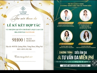 🎉 CHÀO MỪNG SỰ KIỆN ĐẶC BIỆT 🎉 LỄ KÝ KẾT HỢP TÁC & NHƯỢNG QUYỀN CHUỖI RỬA MẶT CAO CẤP DR.ANMYTAS FACEWASH TAI SPA TÀI RUBY