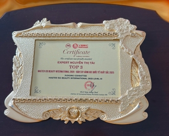 🎉 CHÚC MỪNG TOP 3 “BÀN TAY VÀNG LÀM ĐẸP QUỐC TẾ IBE” – NGUYỄN THỊ TÀI 🎉