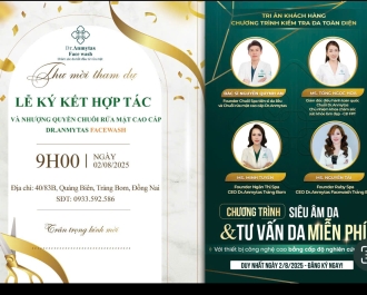 🎉 CHÀO MỪNG SỰ KIỆN ĐẶC BIỆT 🎉 LỄ KÝ KẾT HỢP TÁC & NHƯỢNG QUYỀN CHUỖI RỬA MẶT CAO CẤP DR.ANMYTAS FACEWASH TAI SPA TÀI RUBY