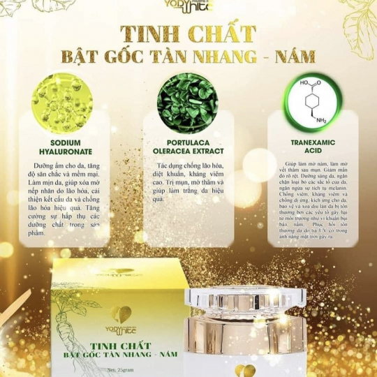 TINH CHẤT BẬT GỐC TÀN NHANG - NÁM